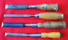 Four vintage chisels for sale  Lincoln