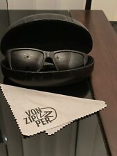 Óculos de sol Von Zipper Fulton armação preta lente preta com estojo - arranhões leves, usado comprar usado  Enviando para Brazil
