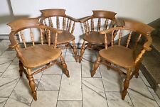 One Set of 4 Antique English Chestnut Chairs circa 19th century, used for sale  Shipping to South Africa