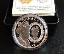 Dólar de plata 2022 a prueba de jubileo de platino $1 moneda Canadá - reina Isabel II segunda mano  Embacar hacia Argentina