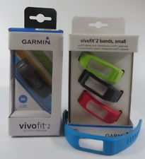 Usado, Garmin VIVOFIT 2 rastreador de atividade física BANDAS EXTRAS tamanho pequeno funciona com bateria comprar usado  Enviando para Brazil
