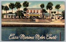 Usado, Cartão postal Casa Marina Motor Court St. Augustine Florida comprar usado  Enviando para Brazil