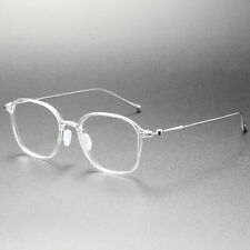 Óculos masculinos femininos armação de titânio cor doce com lente transparente, usado comprar usado  Enviando para Brazil