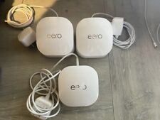 3x Router Eero 6 Plus Doble Banda Malla WiFi 6 R010001 con Cables de Alimentación segunda mano  Embacar hacia Argentina