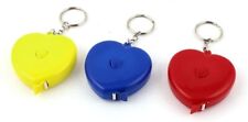 Used, sourcingmap 1.5M Heart Shaped Keyring Measuring Tape Ruler Yellow Red Blue 3pcs for sale  Shipping to South Africa