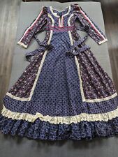 Vestido maxi Gunne Sax tamanho 13 grade floral Cottagecore comprar usado  Enviando para Brazil