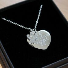 Necklace engraved heart for sale  WARRINGTON