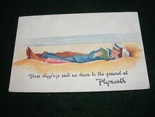 Vintage postcard plymouth for sale  LIFTON