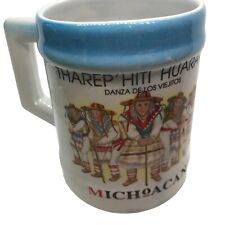 Caneca Vintage Danza De Los Viejitos Michoacan México Tharep Hiti Huarari, usado comprar usado  Enviando para Brazil