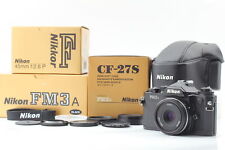 [ESTADO PERFEITO na Caixa] Câmera de Filme Nikon FM3A Preta 35mm SLR 45mm f2.8 P Lente Do Japão comprar usado  Enviando para Brazil
