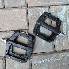 USED Race Face Chester pedals black nylon replaceable traction pins mtb for sale  Shipping to South Africa