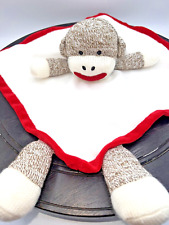 Usado, Cobertor de segurança Baby Starters branco vermelho marrom meia macaco chocalho lã amoroso comprar usado  Enviando para Brazil