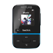 SanDisk 16GB Clip Sport Go MP3 Player Blue w FM Radio SDMX30-016G-G46B USED/RFB, used for sale  Shipping to South Africa