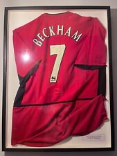 beckham signed shirt for sale  LONDON