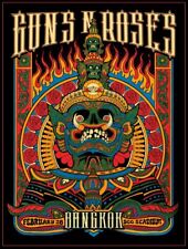 Pôster concerto Guns N Roses Bangkok Tailândia 2017 24 x 34 comprar usado  Enviando para Brazil