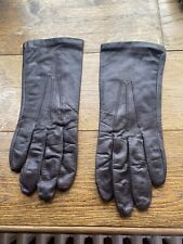 brown leather gloves for sale  HOVE