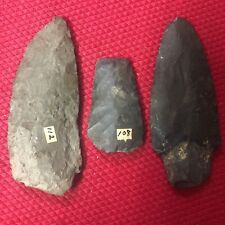 Used, 3 New York State Points Genuine Native American Indian Arrowhead Lot Artifacts for sale  Shipping to South Africa