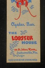 Década de 1940? The Lobster House Oyster Bar on St. Johns River Map Jacksonville FL Duval comprar usado  Enviando para Brazil