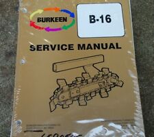 BOBCAT T116 Walk Behind Trencher Service Manual repair shop maintenance book OEM for sale  Shipping to Canada