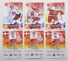 2017 POR cartas IIHF World Championship Team Dinamarca escolha um cartão de jogador comprar usado  Enviando para Brazil