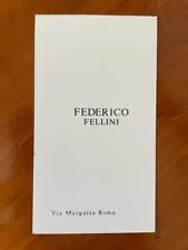 Federico fellini biglietto usato  Roma