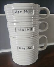 Mugs couples stackable for sale  KIDDERMINSTER