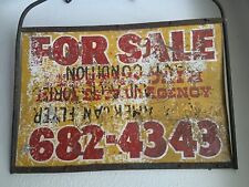 Vintage sign. real for sale  Leavenworth