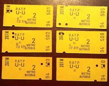 Tickets ratp metro d'occasion  Bordeaux-