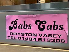 League of Gentlemen Babs Cabs magnetic car sign from original filming for sale  HYDE