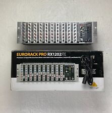 Usado, Behringer Eurorack Pro RX1202FX Premium Rackmount Mixer com efeitos w / Box comprar usado  Enviando para Brazil