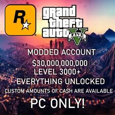 GTA Online 5 (PC) Nowa gra ✅ 30 miliardów | Ranga 3000 + więcej, używany na sprzedaż  Wysyłka do Poland