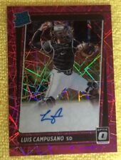 LUIS CAMPUSANO AUTO R/C 2021 DONRUSS OPTIC RED LASER PRIZM #RRS-LC & 27/75🔺⚾️⭐️ comprar usado  Enviando para Brazil