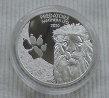 Congo 2020 Predators Panthera Leo 1 oz silver 999 Kongo 20 francs silber unze na sprzedaż  PL
