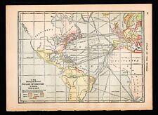 1914 map voyages for sale  Bar Harbor