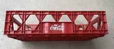 De colección COCA COLA 18 x 12 plástico ~ caja ~ estuche ~ portador rojo 24 latas, usado segunda mano  Embacar hacia Mexico