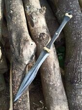 Impresionante espada corta de caza de acero al carbono de doble filo hecha a mano de 22 pulgadas segunda mano  Embacar hacia Argentina