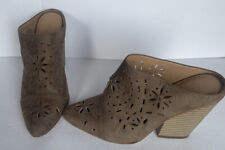 Sapato Feminino BCB Generation Tamanho 6.5 Corte Laser Mule Marrom Carmen comprar usado  Enviando para Brazil