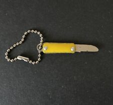 Chaveiro vintage mini faca de bolso minúsculo chaveiro anel bola de chiclete prêmio máquina comprar usado  Enviando para Brazil