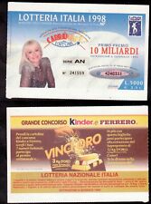 Biglietti lotteria italia usato  Gagliole