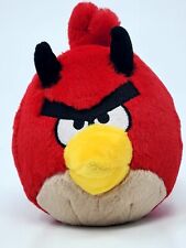 Angry Birds Seasons Devil Red Bird Bird 5"" felpa con cuernos y cola 2011 segunda mano  Embacar hacia Mexico