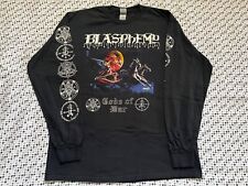 Camisa manga comprida BLASPHEMY Gods Of War média nova com etiquetas! beherit black witchery von comprar usado  Enviando para Brazil