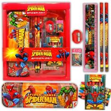 Juego de regalo de papelería Spiderman para niños y niñas con estuche para lápices 6 en 1 segunda mano  Embacar hacia Mexico