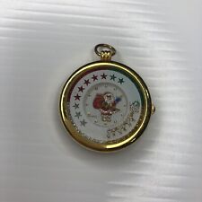 X11 relógio pingente suíço Natal ouro Papai Noel renas em movimento estrelas não testado comprar usado  Enviando para Brazil