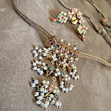 Vintage kundan necklace for sale  New York