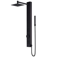Vigo VG08014MB Matte Black Orchid Retrofit Panel High Pressure Shower System for sale  Shipping to South Africa