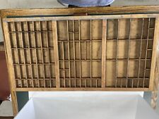 Vintage Wooden Printer Drawer / Letterpress Type Set Tray Shadow Box Hamilton ( for sale  Shipping to South Africa