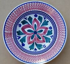 Societe Ceramique Maestricht Holland Spongeware Serving Bowl 28 cm diameter Vtg tweedehands  Hilversum - Kleine Driftbuurt