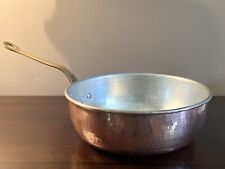 Used, New Ruffoni Historia 4 qt Hammered Copper Chef Pan Pot Acorn Handle Italy 10" for sale  Shipping to South Africa