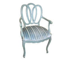 mid century striped armchair for sale  Scranton