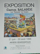 Affiche gaston balande d'occasion  Longeville-sur-Mer